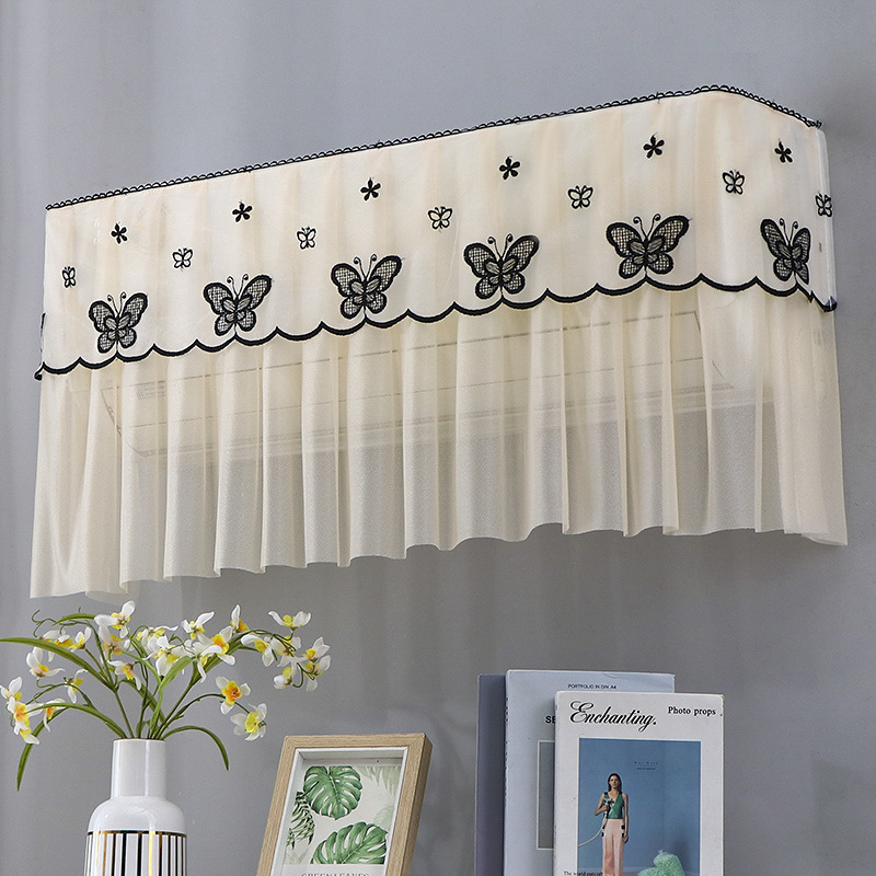 挂式挂机1.5 2匹空调罩挡风帘防尘罩开机不取格力海尔奥克斯紫色