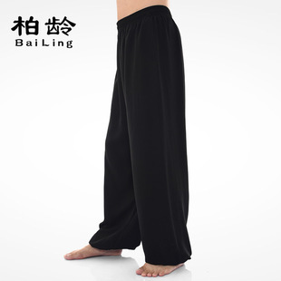 柏龄棉加丝灯笼裤 下垂 透气 太极拳武术练功裤子 休闲运动晨练裤