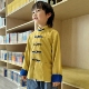 新款 汉服提花盘扣儿童华服小外套秋装 复古港风撞色新中式 男童唐装
