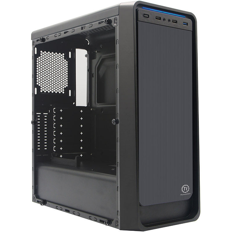 tt启航者s5台式机电脑主机侧透机箱 atx中塔matx水冷小机箱f1空箱