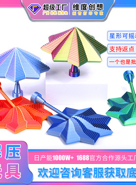 Expanded Sensory Fidget Star 扩展感官烦躁之星 3d八边形带