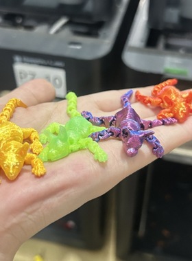 跨境爆款3d打印Hairless Cat无毛猫摆件工艺品创意礼物模型玩具