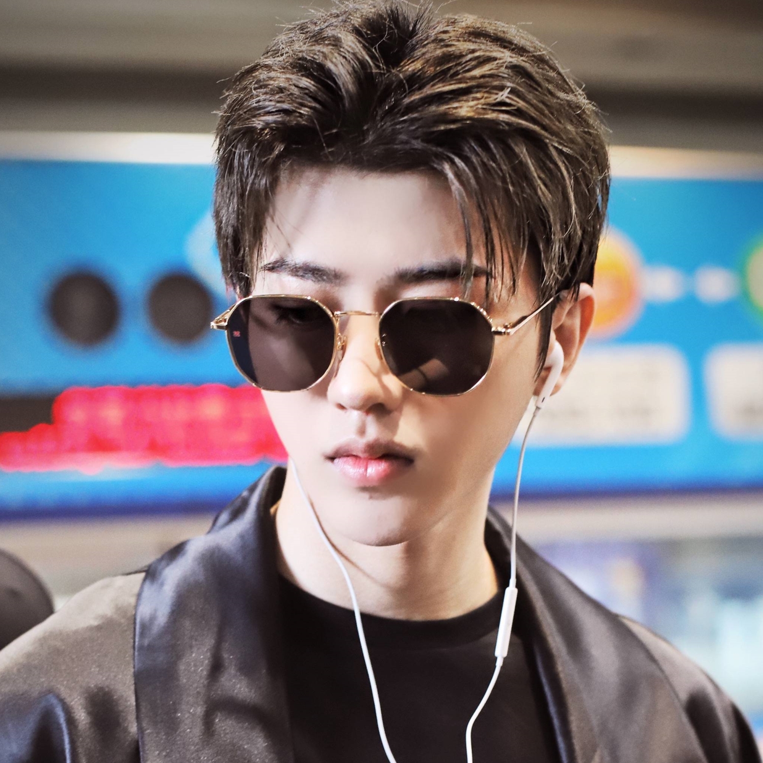 韩版复古港味网红街拍小框眼镜