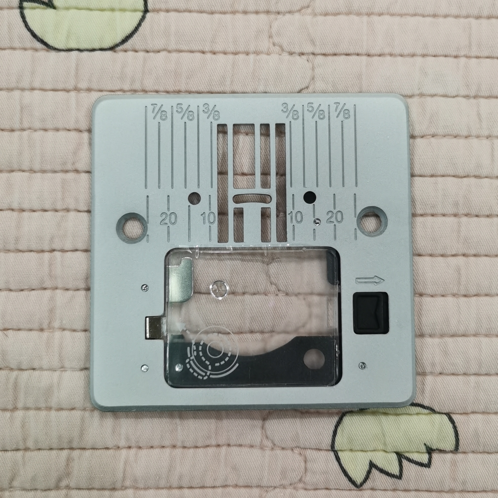 胜家原装缝纫机针板梭芯盖板