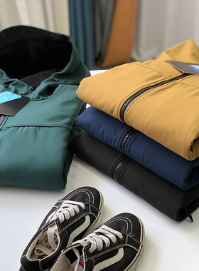 飞禽家同款防沷水防风软壳衣  秋冬男女士加绒冲锋衣夹克S-G0041