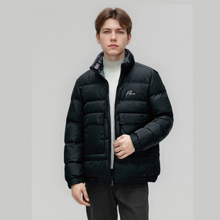 男士 品质款 品牌撤柜冬季 全压胶充绒 立领羽绒服F856 90白鸭绒