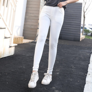 小脚裤 打底裤 L022 外贸工厂女士春秋季 非常显瘦中高腰高弹女裤