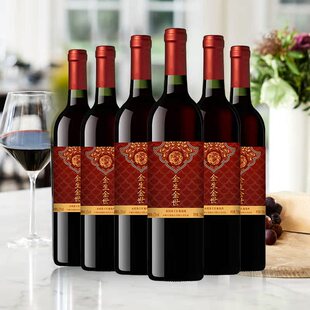 中粮长城金生金世赤霞珠干红葡萄酒官方旗舰店正品红酒6瓶喜酒