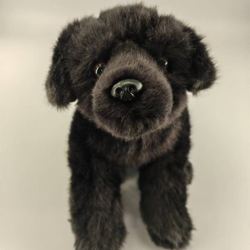 仿真拉布拉多小狗狗毛绒玩具边牧玩偶金毛公仔法斗伯恩山犬布娃娃