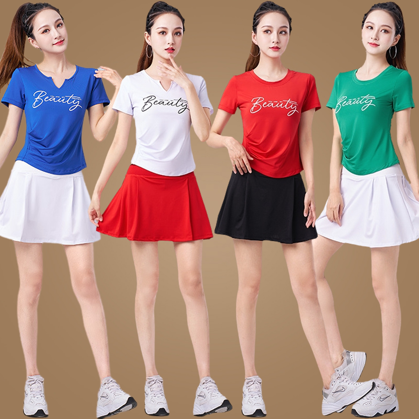 杨丽萍广场舞服装套装裙裤短袖运动服跳舞蹈衣女鬼步时尚夏季新款