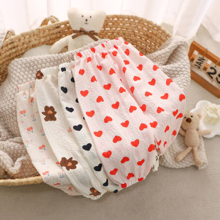 新款 童裤 儿童韩版 男女童宝宝休闲九分透气运动裤 防蚊裤 2026夏季