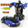 Игрушечная машинка-трансформер robot boy toy car, деформируемая одной кнопкой, ударная трансформация модели игрушечного автомобиля в детскую инерционную машину mini 0