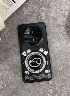 磁吸支架适用于华为mate70RS非凡大师手机壳mate60RS保时捷MATE50保护套创意白色线条狗mate40pro女款