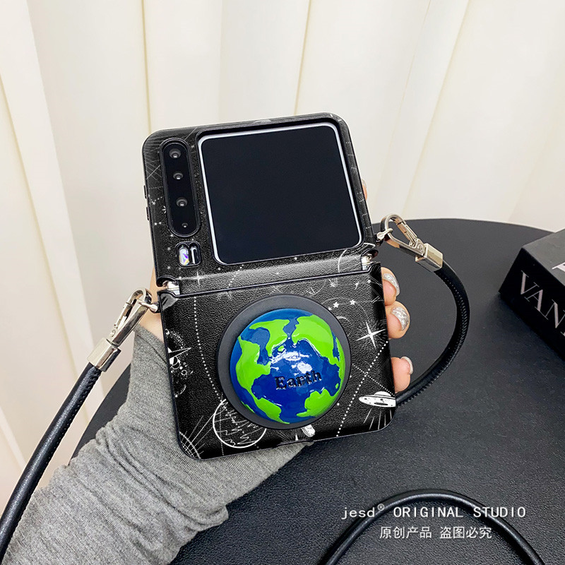 太空人适用华为purax典藏版手机壳胖折叠新款高级感地球磁吸支架PuraX皮纹阔折叠屏保护套huawei铰链全包防摔