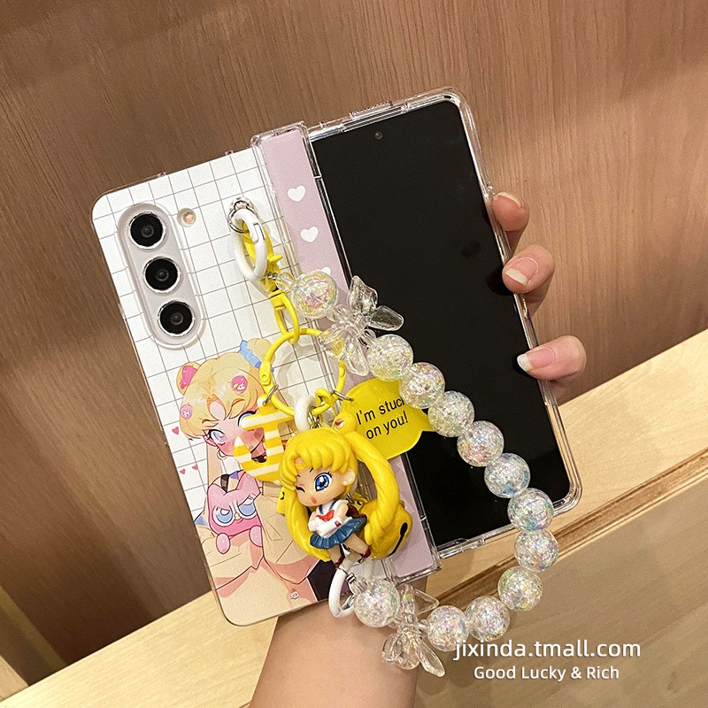 三星zfold5透明手链女款手机壳