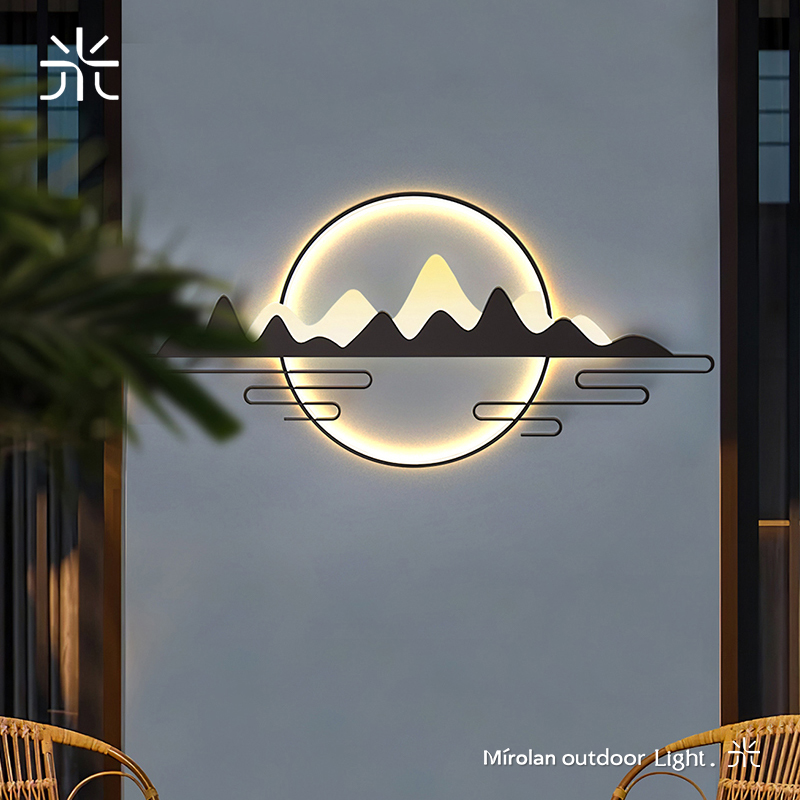 户外壁灯新中式庭院壁灯