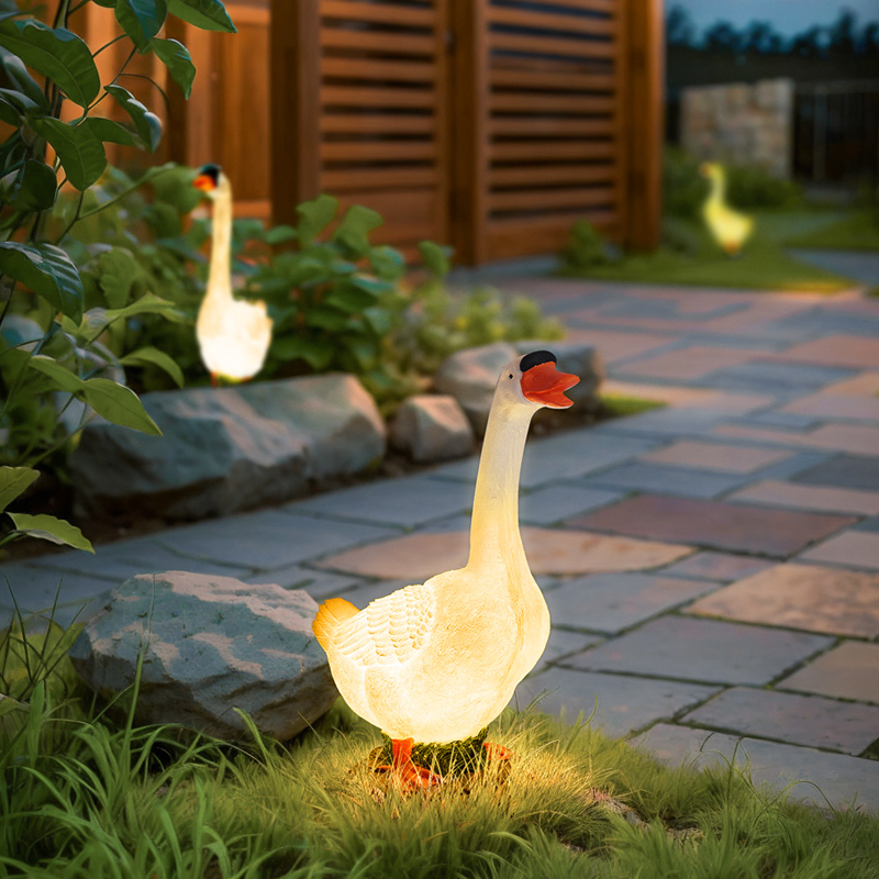 户外庭院灯太阳能草坪灯鸭子灯防水露台花园装饰氛围草地灯景观灯