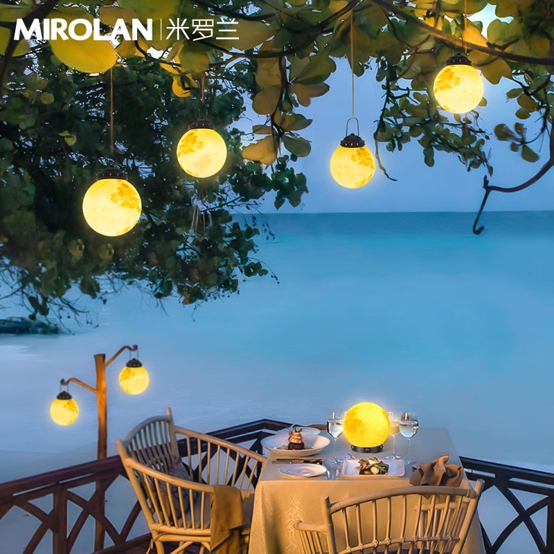 月球掉在我树上-米罗兰月球挂灯