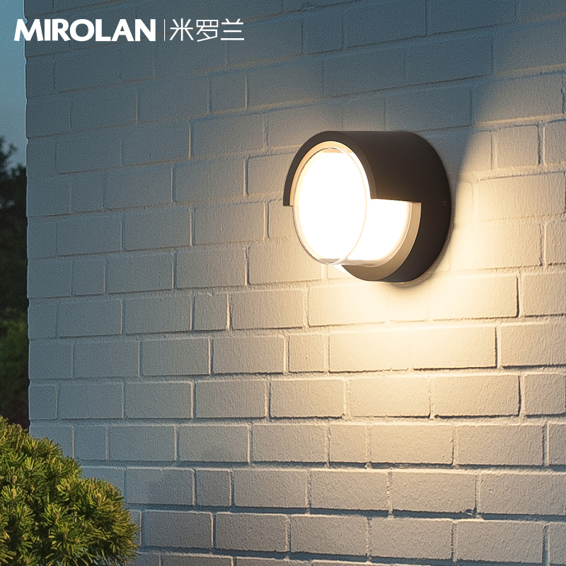 米罗兰户外壁灯室外庭院灯户外现代花园灯别墅阳台壁灯圆形门前灯|ruв категории награду материалов, огни освещения, бра - от Buy2taobao.com для оказания профессиональной услуги покупки агента Taobao