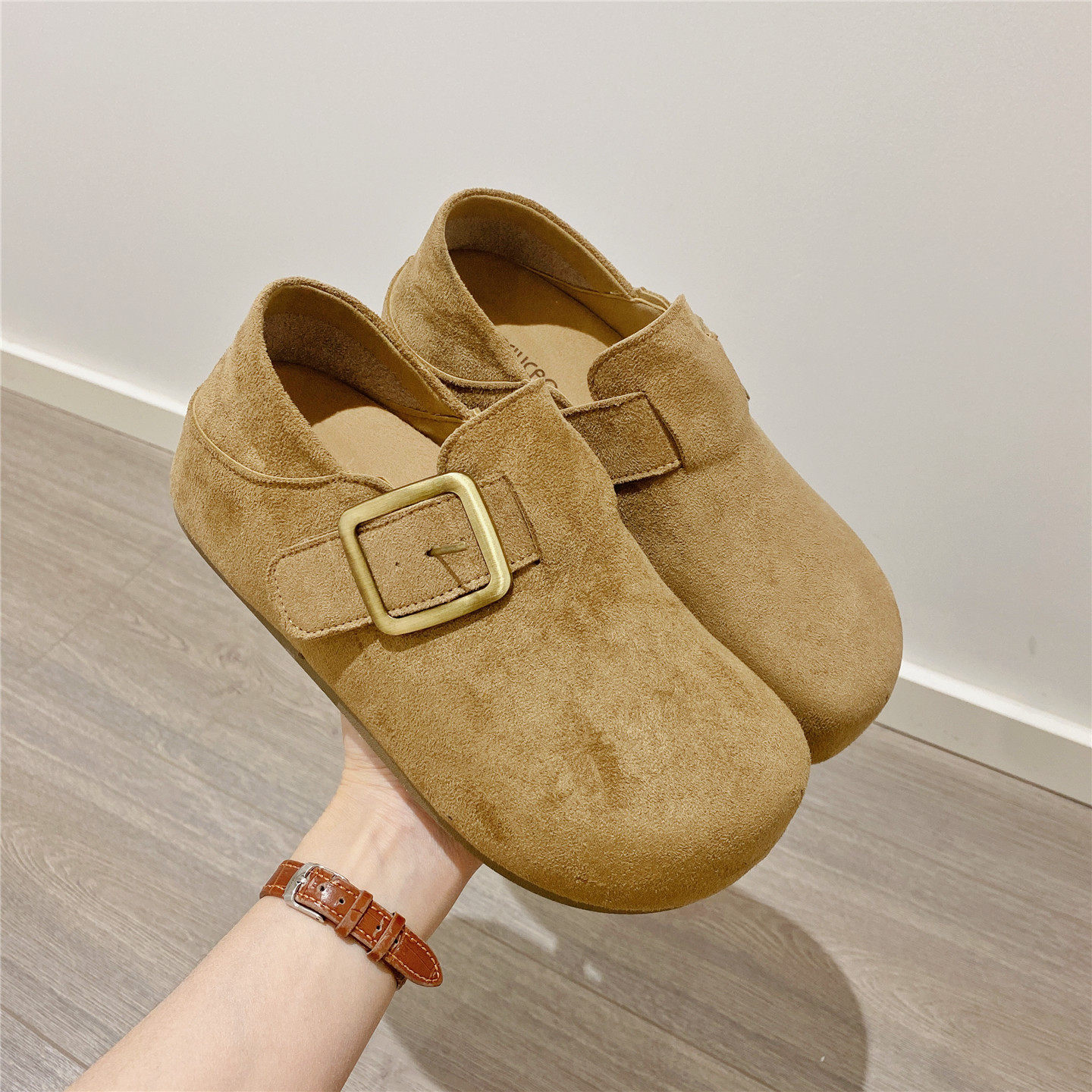 勃肯鞋内增高复古英伦风百搭单鞋女乐福鞋2026春季新款豆豆鞋女鞋,女鞋,勃肯鞋/软木鞋,淘宝优惠券,粉丝福利购,淘宝优惠卷