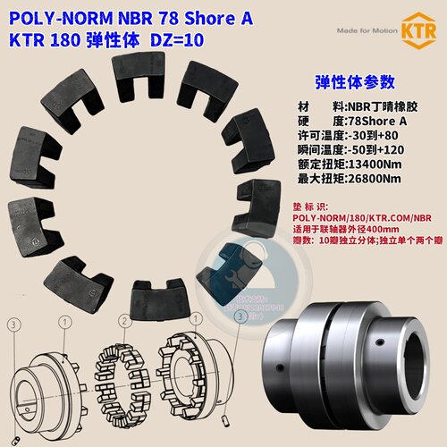 POLY-NORM180NBR78SHOREKTR