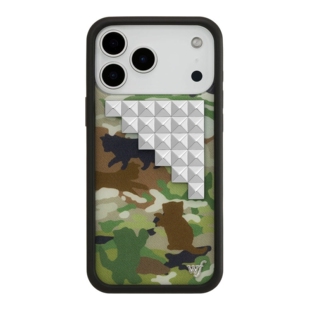 美国代购wildflower苹果iPhone17ProMax金属铆钉豹纹猫咪WF手机壳