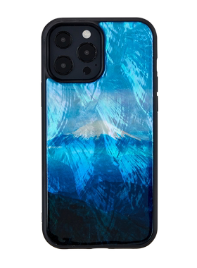 日本ikins珍珠贝母 富士山苹果iPhone13ProMaxMini全包防摔手机壳
