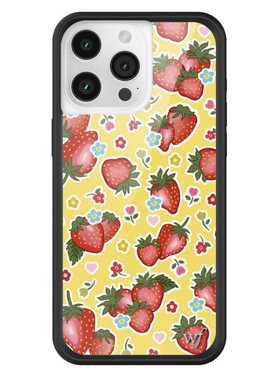 美国wildflower Sweet Berries草莓 苹果iPhone15ProMax WF手机壳