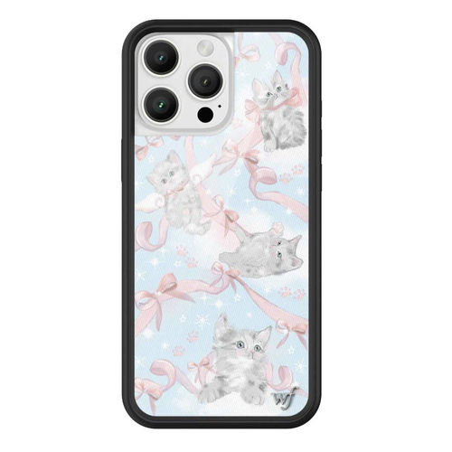wildflower蓝色猫咪iPhone手机壳