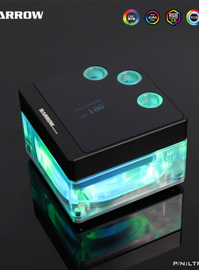 BARROW水箱水泵监控屏一体集成CPU水冷头分体支持Intel 115X 1700