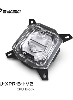 Bykski CPU-XPR-B-I-V2 CPU水冷头 支持Intel 12代 LGA1700多平台
