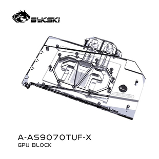 显卡水冷头 O16G GAMING RX9070 AS9070TUF TUF Bykski 华硕