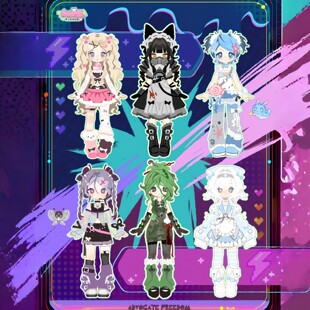 首批自由主张二代bjd盲盒萌宠竞技系列潮玩摆件人 偶娃娃女生礼物