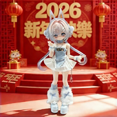 正版 米甜三代小签灵系列8分bjd盲盒关节可动人偶换装 手办女生礼物