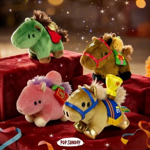 popsunday马年盲盒Winny马上赢毛绒小马挂件年会采购圣诞节礼物女