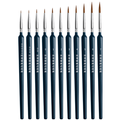 狼毫美术勾线笔特细画笔套装