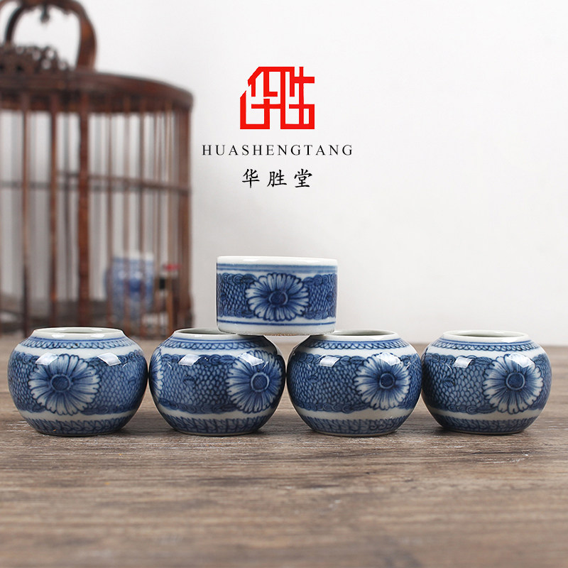华胜堂陶瓷鸟食罐喂食器测试推荐