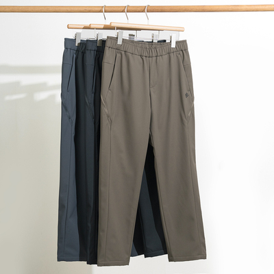 25冬玛汀侧面带透气拉链帝人防风保暧软壳合身复合抓绒防水长裤男