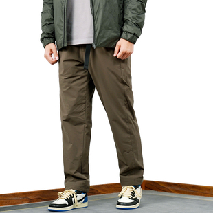 防泼水合身薄棉磁扣腰带休闲裤 OCTA保暧 男 帝人舒柔特 冬季