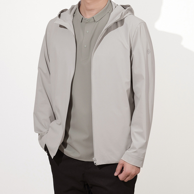 25春玛汀 迪高端线帝人面料+羽弦拉链 弹力薄款防晒连帽夹克男