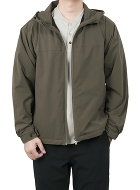 春季玛汀 OCTA动态保暧帝人舒柔特 防风防泼水合身连帽薄绵衣男