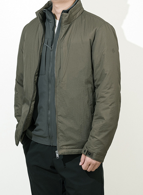 25秋冬玛汀薄绵衣隐藏帽帝人20D新雪丽绵休闲保暖短款立领外套男