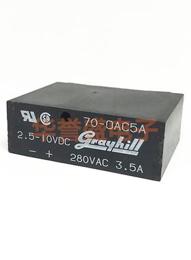 Grayhill 固态继电器 电源模块 70-OAC5A 2.5A-10VDC 280VAC 3.5A