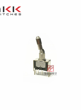 日本NKK M-2011L 2脚2档 摇臂 钮子开关 防误操 拉杆式 PCB插针脚