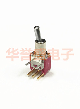 台湾兴瀚SH salecom 钮子 摇头开关 TS40-T TS-6 3脚2档 卧式插板