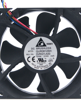 台达 DELTA  8025 8厘米 CPU PWM 散热风扇 QUR0812SH 3VGY-A00
