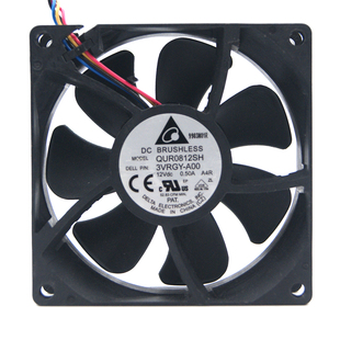 台达 DELTA  8025 8厘米 CPU PWM 散热风扇 QUR0812SH 3VGY-A00