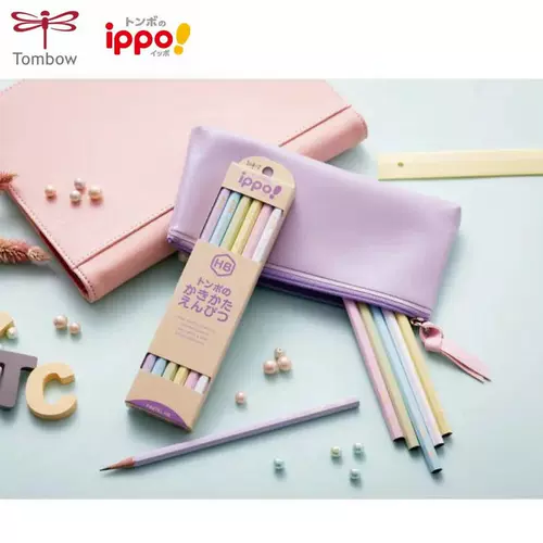 Dragonfly Tombow -Macaron -Colrosed Pencil Primary Student First -Year HB Написание 2B Учебный карандаш шестиугольник