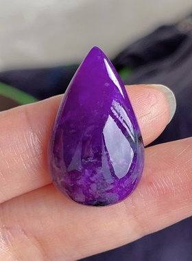 玲珑皇家紫舒俱来苏纪石吊坠