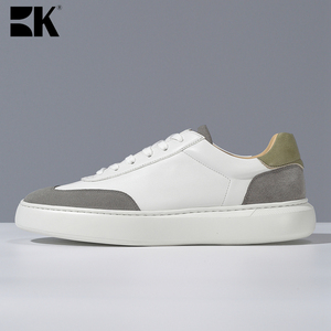 BK伯帝酷奇男鞋潮鞋夏季运动休闲复古时尚德训鞋防滑真皮休闲板鞋